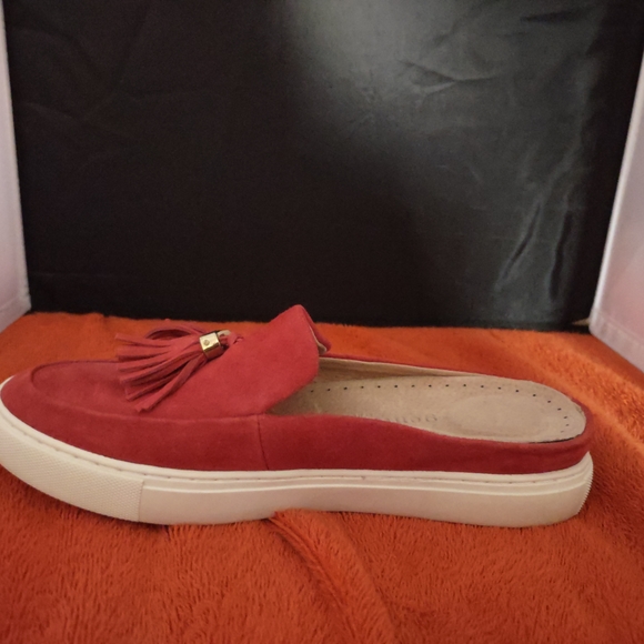 Gentle Souls Red Tassel Slip-On Sneakers - Picture 4 of 8